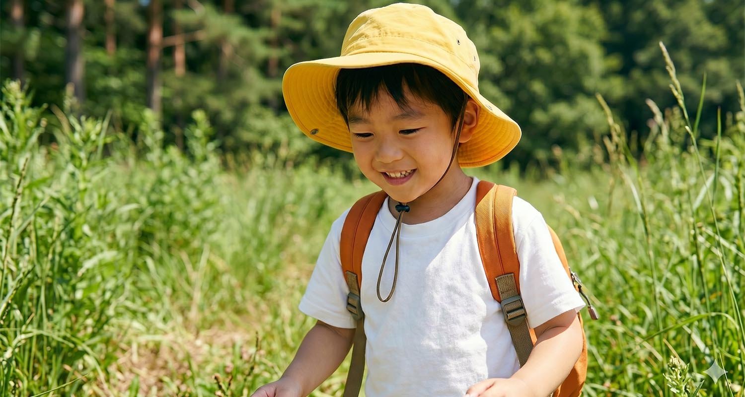ブヨ対策に適した明るい色の服装