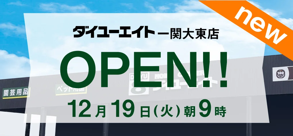 ダイユーエイト一関大東店オープン！