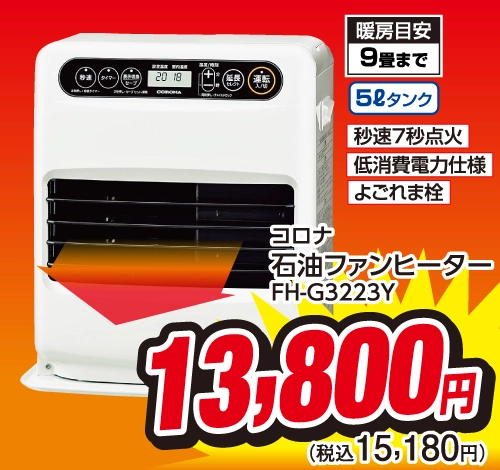コロナ 石油ファンヒーター