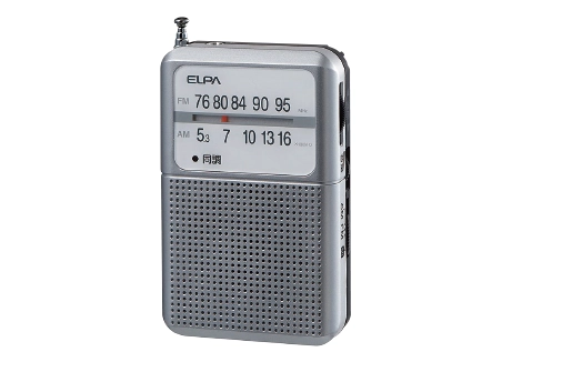 AM/FM 電池長持ちラジオ ER-P80F