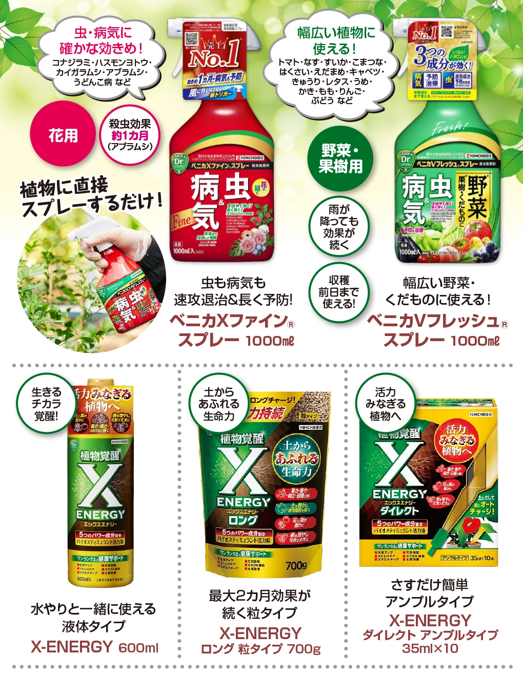 キンチョー　園芸　ガーデニング ベニカファインスプレー